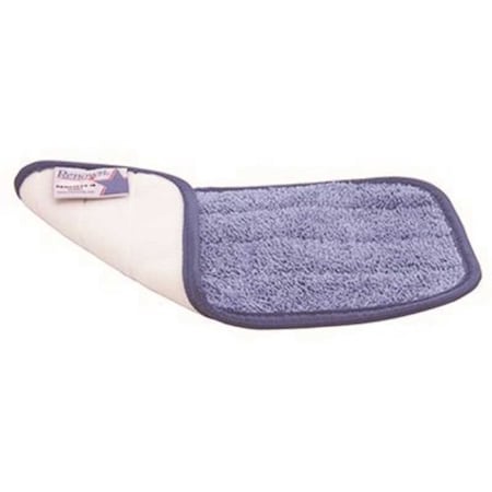 Renown 11 in. Blue Microfiber Wall And Stair Flat Mop Pad, 3PK MPWB311